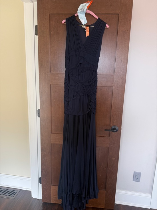 Halston Heritage Dresses & Skirts - Halston Heritage Evening Dress-Navy Blue